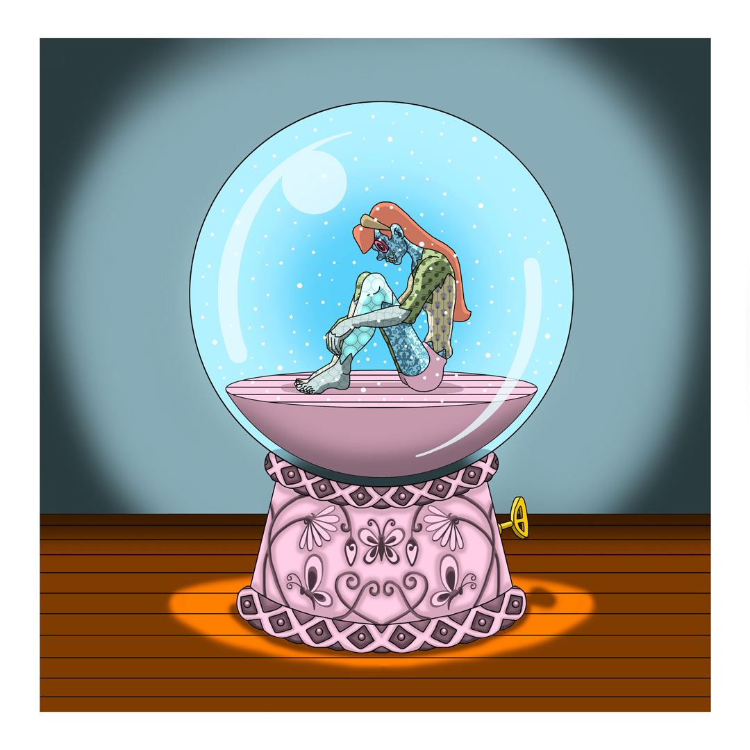 Trapped (12x12 inches Print)