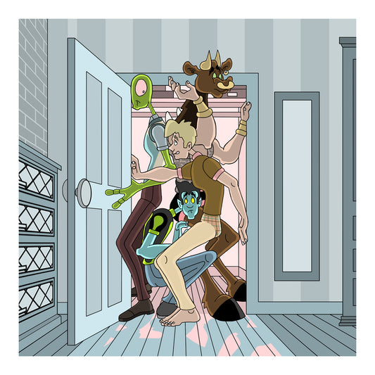 Stay in There (10x10 inches Print)